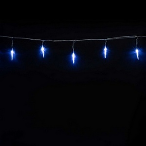 Изображение товара Гирлянда 4м Белые 9см 24В, 16LED, Провод Прозрачный ПВХ, IP54 Laitcom Сосульки IC9.16-10-1W