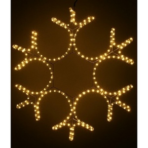 Изображение товара Светодиодная Снежинка Ажурная ?0,8м Тепло-Белая, на Металлическом Каркасе, IP54 Laitcom Фигуры LC-13034