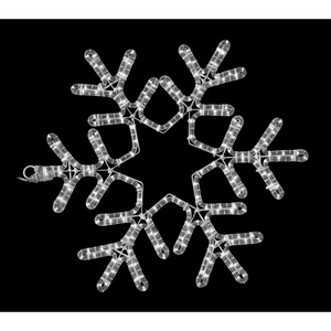 Изображение товара Светодиодная Снежинка Путеводная Звезда ?0,5м Белая, на Металлическом Каркасе, IP54 Laitcom Фигуры LC-13052