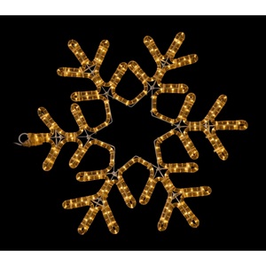 Изображение товара Светодиодная Снежинка Путеводная Звезда ?0,5м Тепло-Белая, на Металлическом Каркасе, IP54 Laitcom Фигуры LC-13053