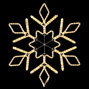 Изображение товара Светодиодная Снежинка Кристалл ?0,8м Тепло-Белая, на Металлическом Каркасе, IP54 Laitcom Фигуры LC-13091