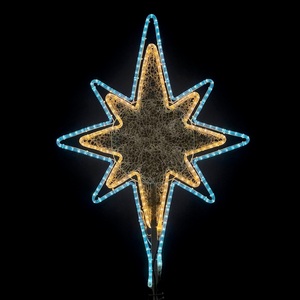 Изображение товара Светодиодная Макушка "Феерия" 100 см, микс белого и тепло-белого без снежинки, 220В Laitcom LC-13201