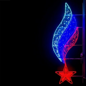 Изображение товара Светодиодная Консоль «Звезда с Российским Флагом» х см, Триколор, 220В Laitcom Консоли LC-13407