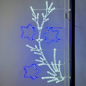 Изображение товара Светодиодная консоль "Уральские звезды" 80 х 150 см, Бело-Синяя, 220В Laitcom LC-13593