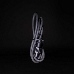 Изображение товара Соединитель 1м для Бахромы, Занавесов и Нитей 220В, Провод Черный Каучук, IP65 Laitcom ПВХ 220В LLS1M-1