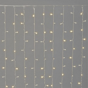 Изображение товара Гирлянда Занавес Облегченный 2 x 1 м тепло-белый 220В, 200 LED, провод прозрачный ПВХ, IP54 Laitcom PCL200NOT-10-2WW