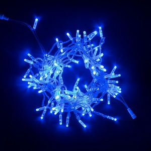 Изображение товара Гирлянда Нить с Колпачком 10м Синяя 24В, LED, Провод Прозрачный ПВХ, IP65 Laitcom Нити (на ёлку) PST100CAP-10-1B