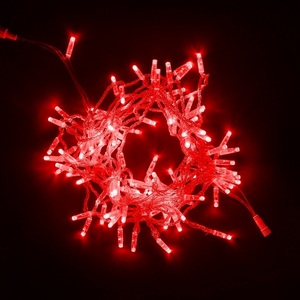 Изображение товара Гирлянда Нить с Колпачком 10м Красная 24В, LED, Провод Прозрачный ПВХ, IP65 Laitcom Нити (на ёлку) PST100CAP-10-1R