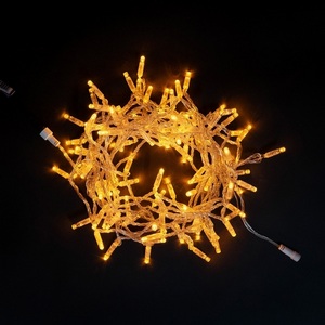 Изображение товара Гирлянда Нить с Колпачком 10м Желтая 24В, LED, Провод Прозрачный ПВХ, IP65 Laitcom Нити (на ёлку) PST100CAP-10-1Y