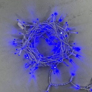 Изображение товара Гирлянда нитевая с колпачком 10м синяя 220В, 100 LED, провод прозрачный ПВХ, IP65 Laitcom PST100CAP-10-2B