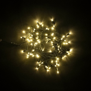 Изображение товара Гирлянда Нить с Колпачком 10м Тепло-Белая 24В, LED, Провод Черный ПВХ, IP65 Laitcom Нити (на ёлку) PST100CAP-11-1WW