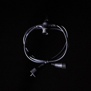 Изображение товара Комплект подключения с коннектором 24V, Длина 1м, Провод Черный ПВХ Laitcom для 24В SLL1-11-1