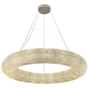 Изображение товара Подвесной хрустальный светильник L'Arte Luce Crystal Halo L27818 silver кольцо
