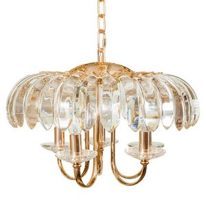 Изображение товара Люстра подвесная диаметром 30 см хрустальная L'Arte Luce Fungio L57105 в виде свечи