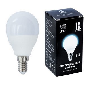 Изображение товара Лампочка светодиодная L&B E14-9,5W-3000К-G45_lb