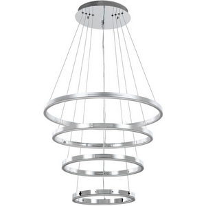 Изображение товара Подвесной светильник светодиодный с пультом с регулировкой цветовой температуры и яркости LED4U LED4U 55000-4 CR