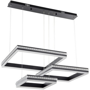 Изображение товара Подвесной светильник светодиодный с регулировкой цветовой температуры LED4U LED4U 8596-500-400-300 BK