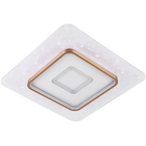 Изображение товара Потолочный светильник светодиодный с пультом с регулировкой цветовой температуры и яркости LED4U LED4U L1029-500 WH-GD