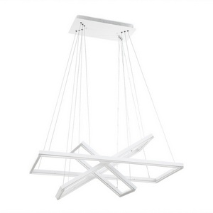 Изображение товара Подвесной светильник светодиодный с пультом с регулировкой цветовой температуры и яркости LED4U LED4U L11001-3HL WH