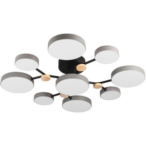 Изображение товара Потолочная люстра светодиодная с пультом с регулировкой цветовой температуры и яркости LED4U LED4U L3201-780 GR