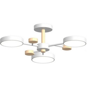 Изображение товара Потолочная люстра светодиодная на штанге LED4U LED4U L3203-620 WH