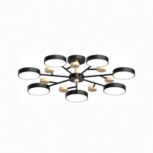 Изображение товара Потолочная люстра светодиодная на штанге LED4U LED4U L3205-800 BK