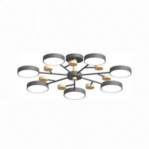 Изображение товара Потолочная люстра светодиодная на штанге LED4U LED4U L3205-800 GR