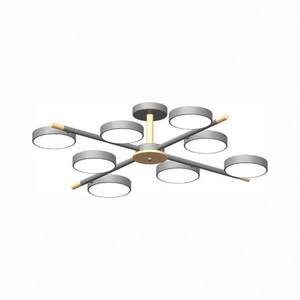 Изображение товара Потолочная люстра светодиодная на штанге LED4U LED4U L3209-860 GR