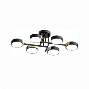 Изображение товара Потолочная люстра светодиодная на штанге LED4U LED4U L3211-830 BK