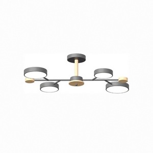 Изображение товара Потолочная люстра светодиодная на штанге LED4U LED4U L3213-670 GR