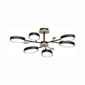 Изображение товара Потолочная люстра светодиодная на штанге LED4U LED4U L3220-830 BK