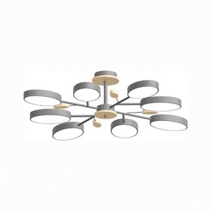 Изображение товара Потолочная люстра светодиодная на штанге LED4U LED4U L3221-850 GR