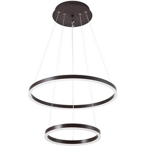 Изображение товара Подвесной светильник светодиодный с пультом с регулировкой цветовой температуры и яркости LED4U LED4U L55000-2HL BR