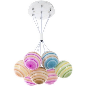 Изображение товара Подвесная люстра светодиодная с регулировкой цветовой температуры LED4U LED4U L6403-7