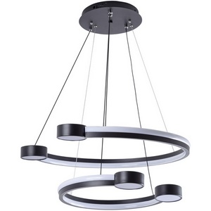 Изображение товара Подвесной светильник светодиодный с регулировкой цветовой температуры LED4U LED4U L7100-2 BK