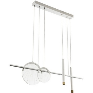 Изображение товара Подвесной светильник светодиодный с пультом с регулировкой цветовой температуры и яркости LED4U LED4U L7506-1000 WH