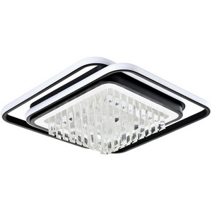 Изображение товара Потолочный светильник светодиодный хрустальный с пультом с регулировкой цветовой температуры LED4U LED4U L8021-450 BK