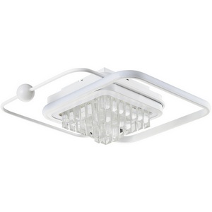 Изображение товара Потолочный светильник светодиодный хрустальный с пультом с регулировкой цветовой температуры LED4U LED4U L8022-450 WT