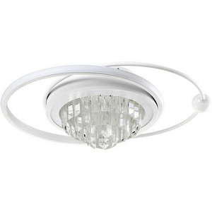 Изображение товара Потолочный светильник светодиодный хрустальный с пультом с регулировкой цветовой температуры LED4U LED4U L8023-450 WT