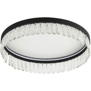 Изображение товара Потолочный светильник светодиодный хрустальный с пультом с регулировкой цветовой температуры и яркости LED4U LED4U L8030-500 BK