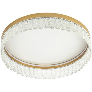 Изображение товара Потолочный светильник светодиодный хрустальный с пультом с регулировкой цветовой температуры и яркости LED4U LED4U L8030-500 GD