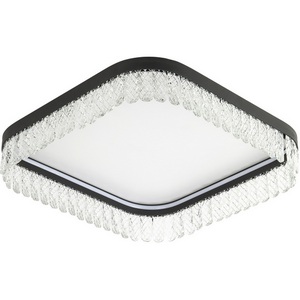 Изображение товара Потолочный светильник светодиодный хрустальный с пультом с регулировкой цветовой температуры и яркости LED4U LED4U L8031-500 BK