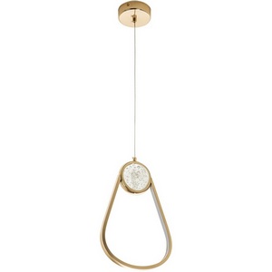 Изображение товара Подвесной светильник светодиодный хрустальный LED4U LED4U L8601-1 GD