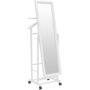 Изображение товара Вешалка с зеркалом Leset Сиэтл (Массив бука,Металл,Пластик/Белый) арт.2000000092348