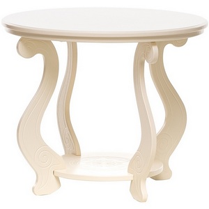 Изображение товара Стол журнальный с полкой Виват М мини Leset 2100638000002 (круглая столешница, 4 ножки)