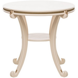 Изображение товара Стол с полкой журнальный Глория М Leset (круглая столешница, 4 ножки)