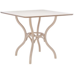 Изображение товара Стол квадратный с нагрузкой 100 кг Leset Тор квадратный (Беленый дуб) 2500000045264 (4 ножки)