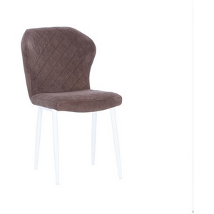 Изображение товара Стул Leset Шейл (Каркас белый, Велюр ULTRA CHOCOLATE Шоколад) 2500000082405