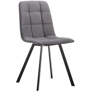 Изображение товара Стул Leset Скай Профиль (металл Черный/велюр ULTRA GRAFIT Графит) 2500000099038