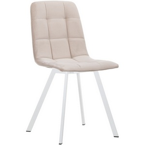 Изображение товара Стул Leset Скай Профиль (металл Белый/велюр ULTRA SAND Песок) 2500000099069
